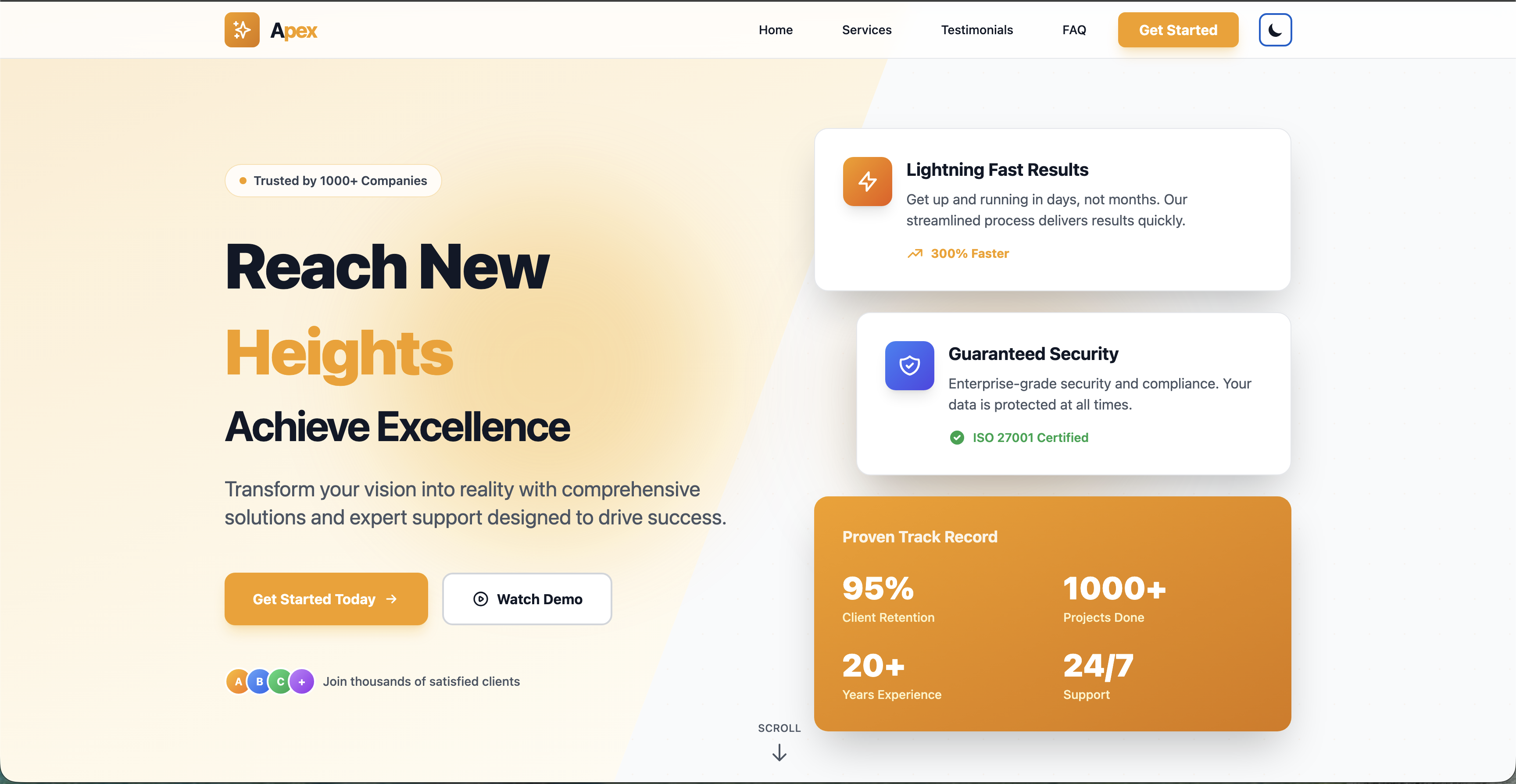 Apex Template Screenshot 3