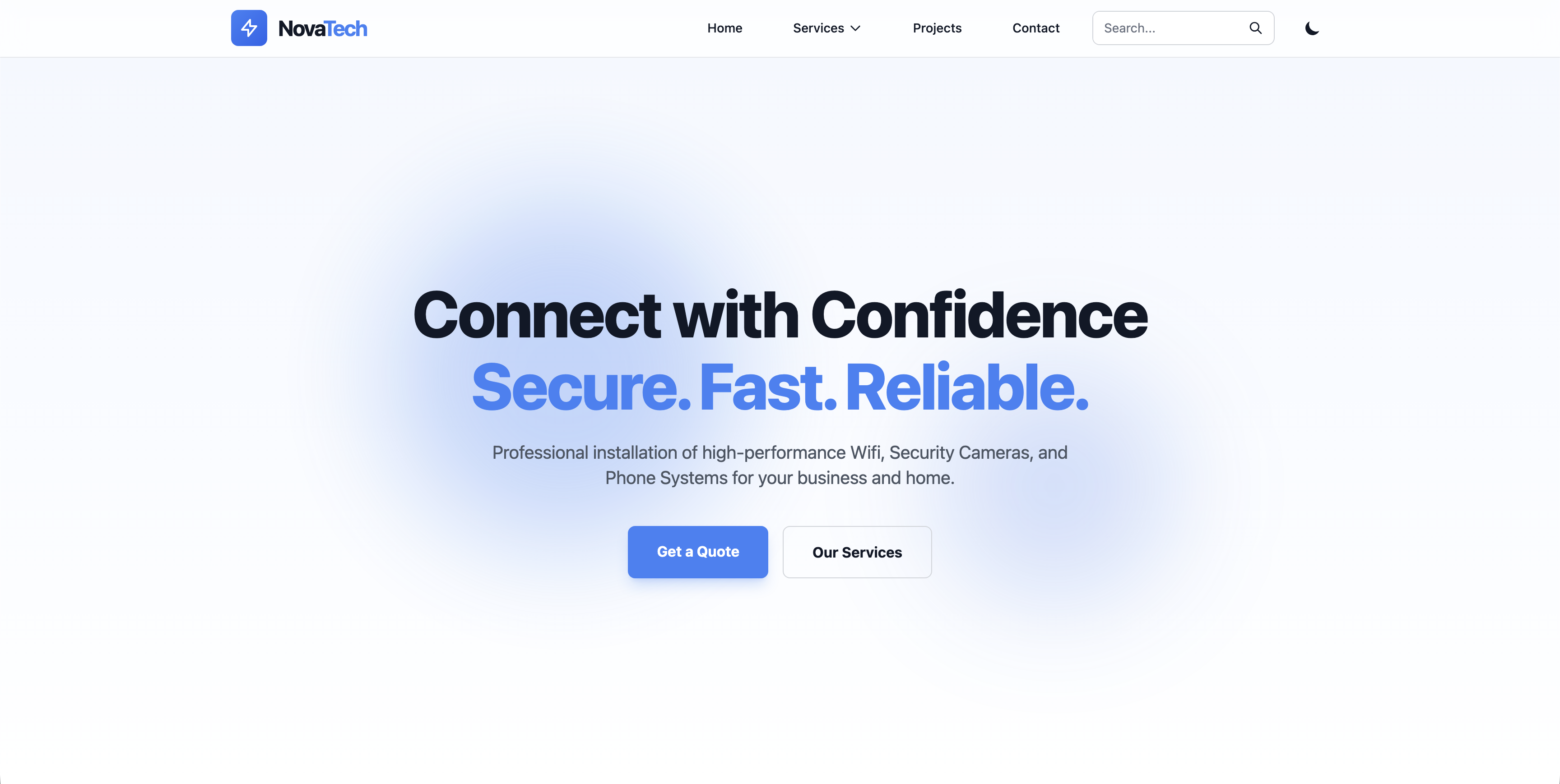 NovaTech - Premium Tailwind CSS Template Preview