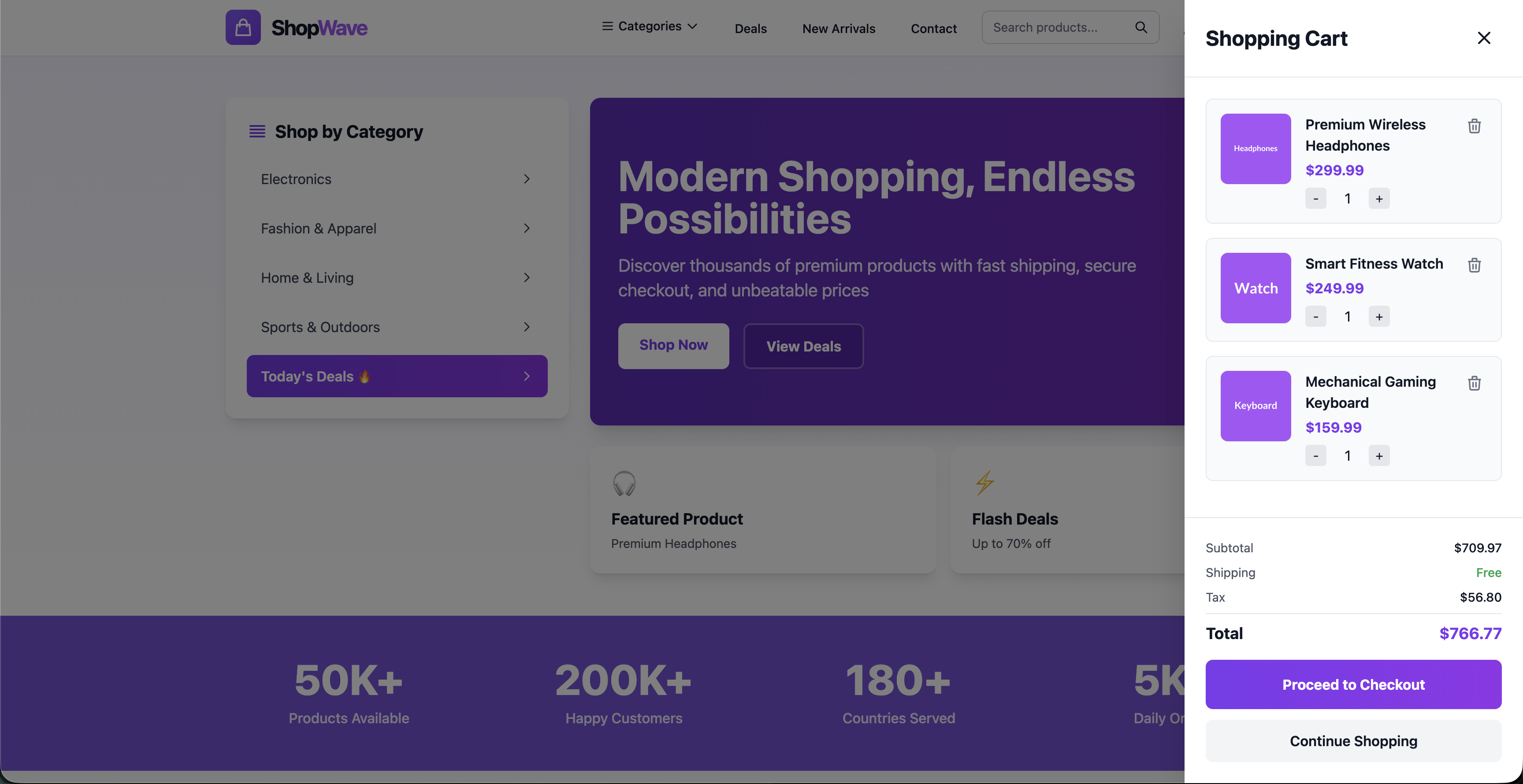 ShopWave Template Screenshot 6